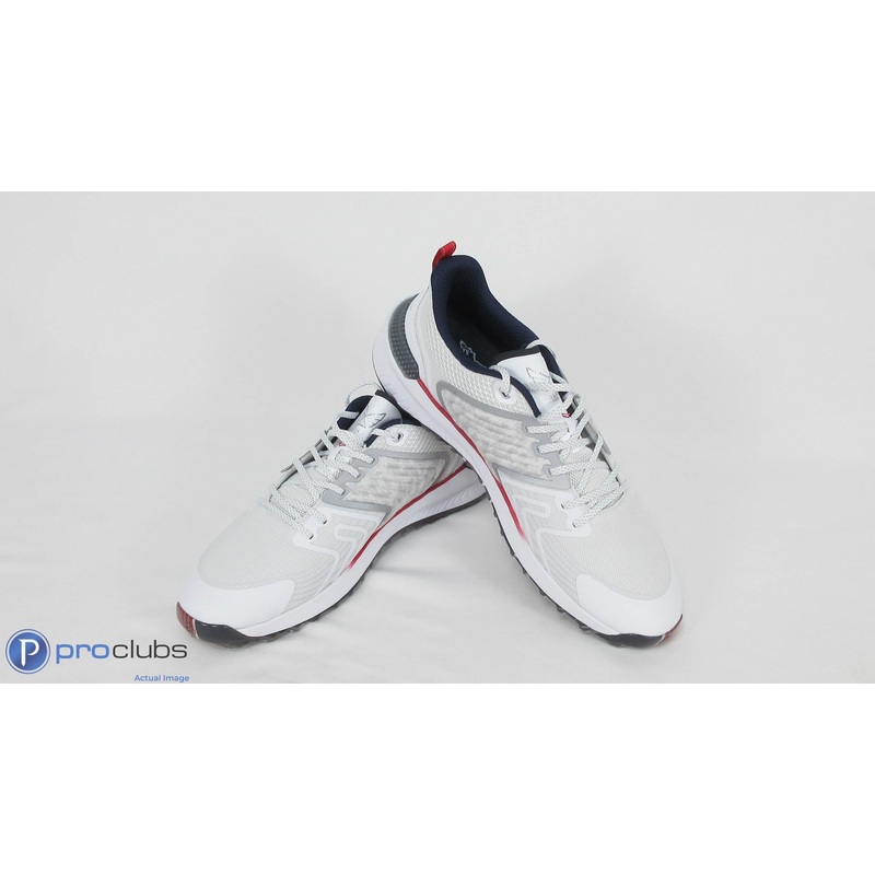 New! Puma Volition Ignite Innovate Size 13 White/Navy/Red – 413055