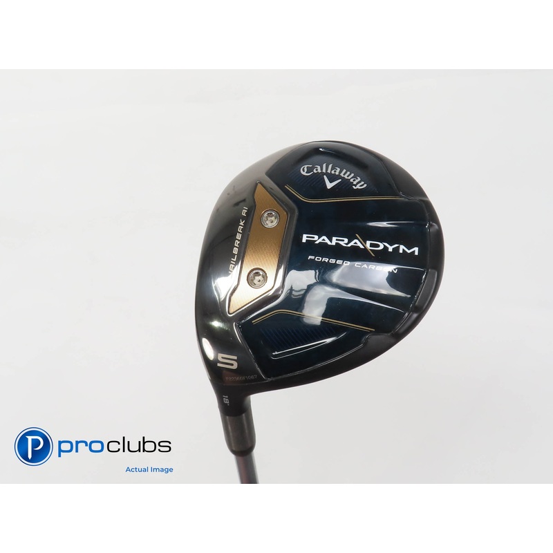 Left Handed Callaway PARADYM 18* 5 Wood – Fujikura Vista Pro 55g Regular 396320