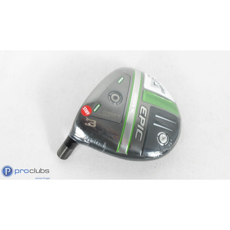 NEW Left Handed Callaway Epic Max 15* – 3 Wood – Head Only – L/H 389530