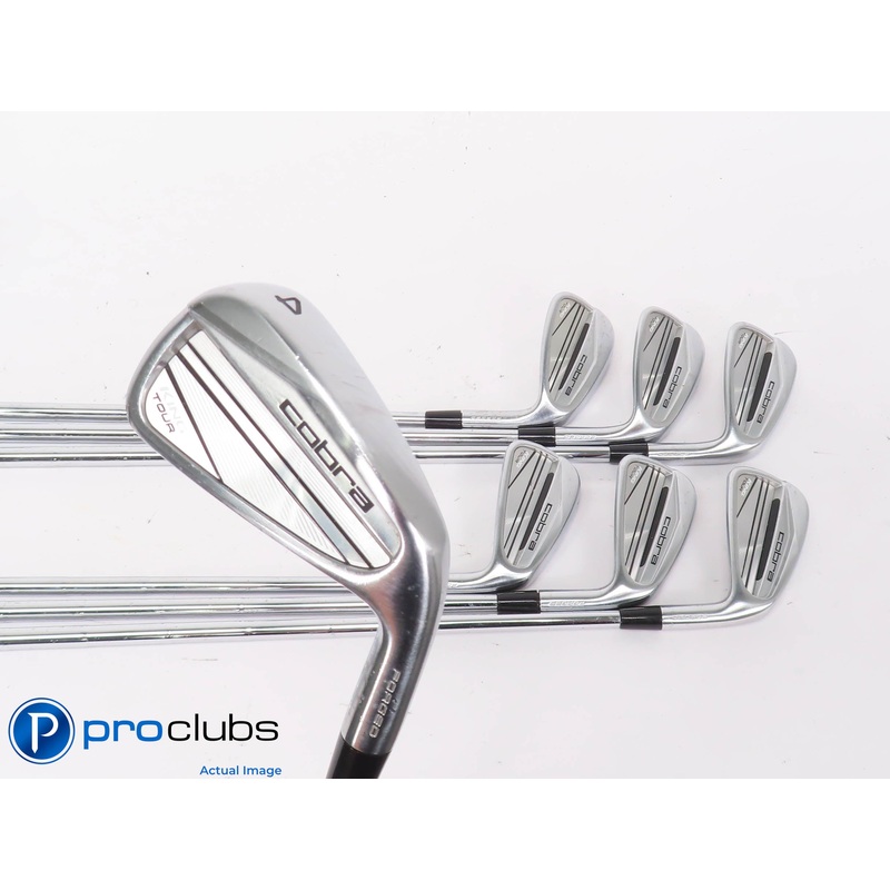 Nice Cobra ’23 KING TOUR 4-PW IRON SET – DG Tour Issue X100 X-Flex +1/2″ 443228