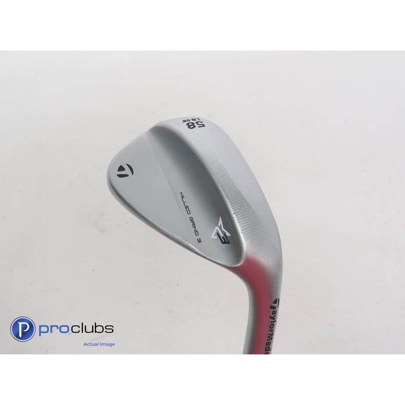 TaylorMade Milled Grind 3 Chrome LB 58*(8*) Wedge – DG Tour Issue S200 – 358473