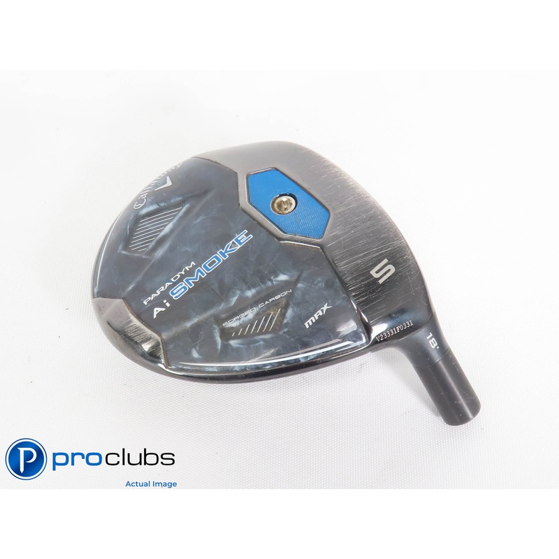 Callaway PARADYM Ai Smoke MAX 18* 5 Wood – Head Only – R/H – 445463