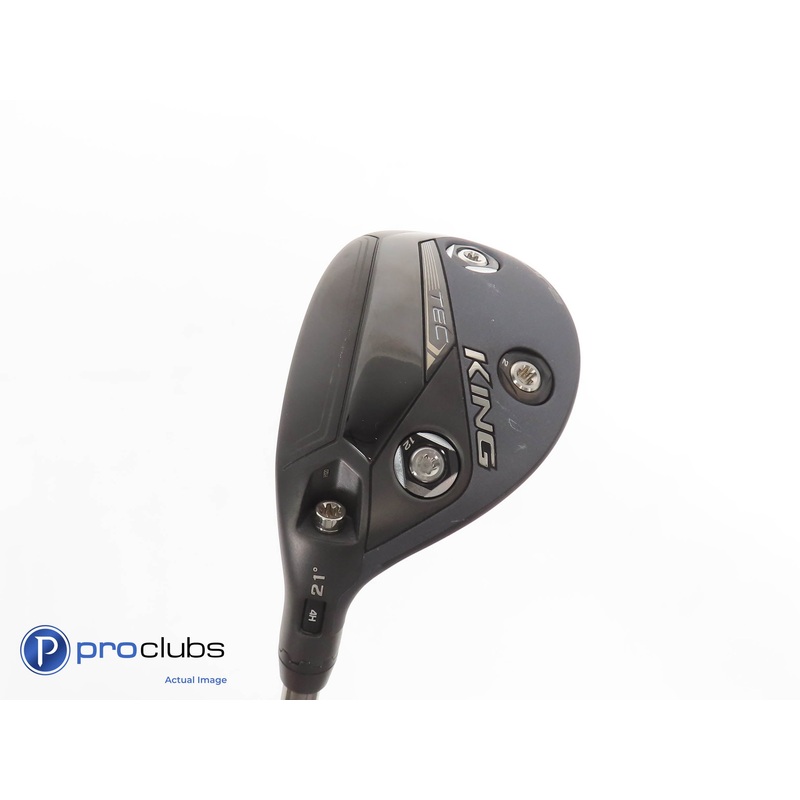 Left Handed Cobra KING TEC Black 21* 4 Hybrid -Recoil ESX480 Regular Flex 375905