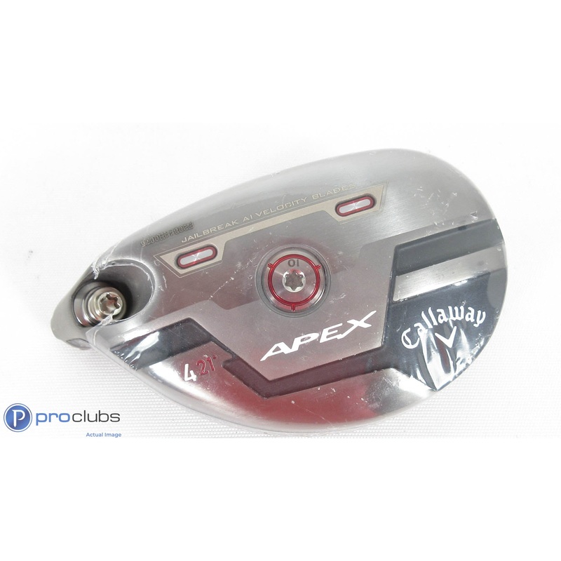 New! Left Handed Callaway 21′ Apex 21* 4 Hybrid – Head Only – 362201
