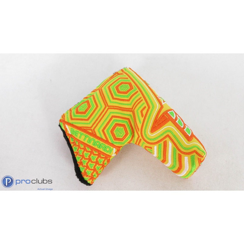 Rare! Bettinardi Electric Yellow Panic Wizard Blade Headcover – 399888