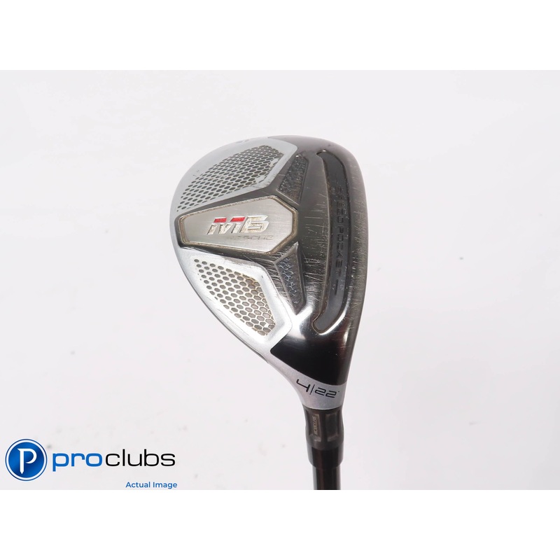 TaylorMade M6 Rescue 22* 4 HYBRID – Fujikura Atmos Red 5A Senior Flex 446767