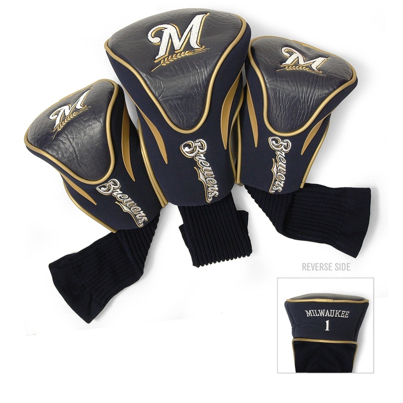 Team Golf Milwaukee Brewers DR/FW Headcovers