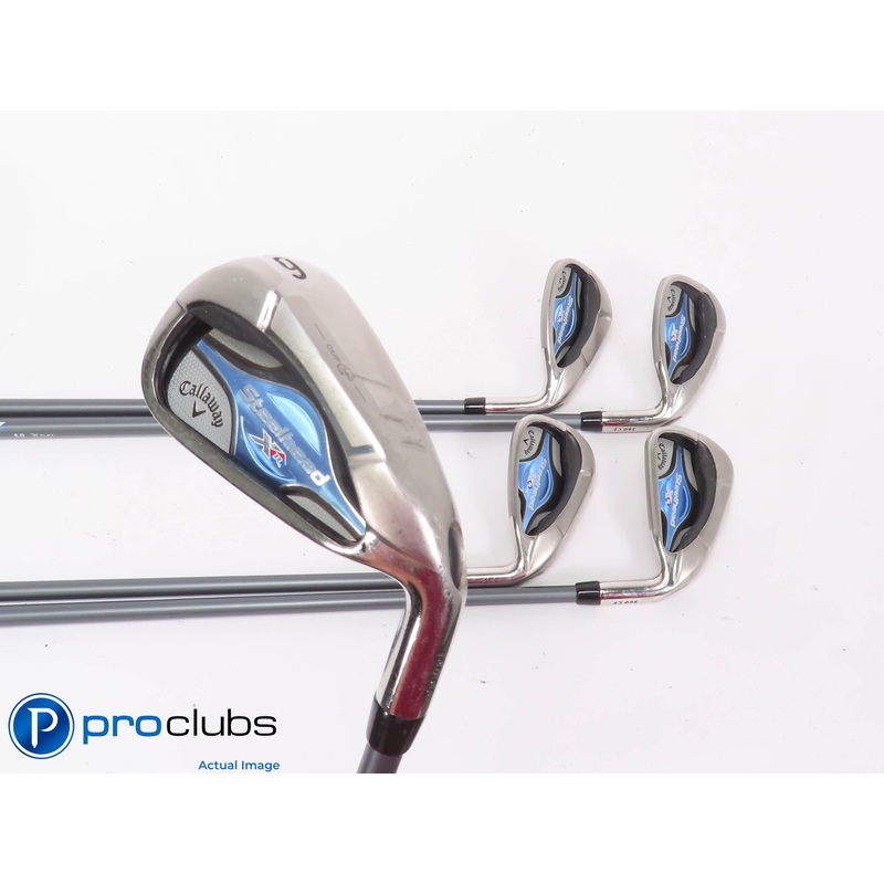 Ladies Callaway Steelhead XR 6-PW,SW IRON SET – Ladies Flex (NO 9 IRON) 441125