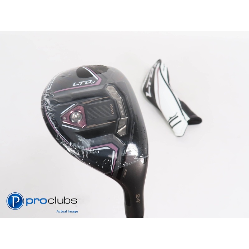 New! Ladies Cobra King LTDx 24* 5 Hybrid w/HC – KBS PGI 55g Ladies Flex – 317933