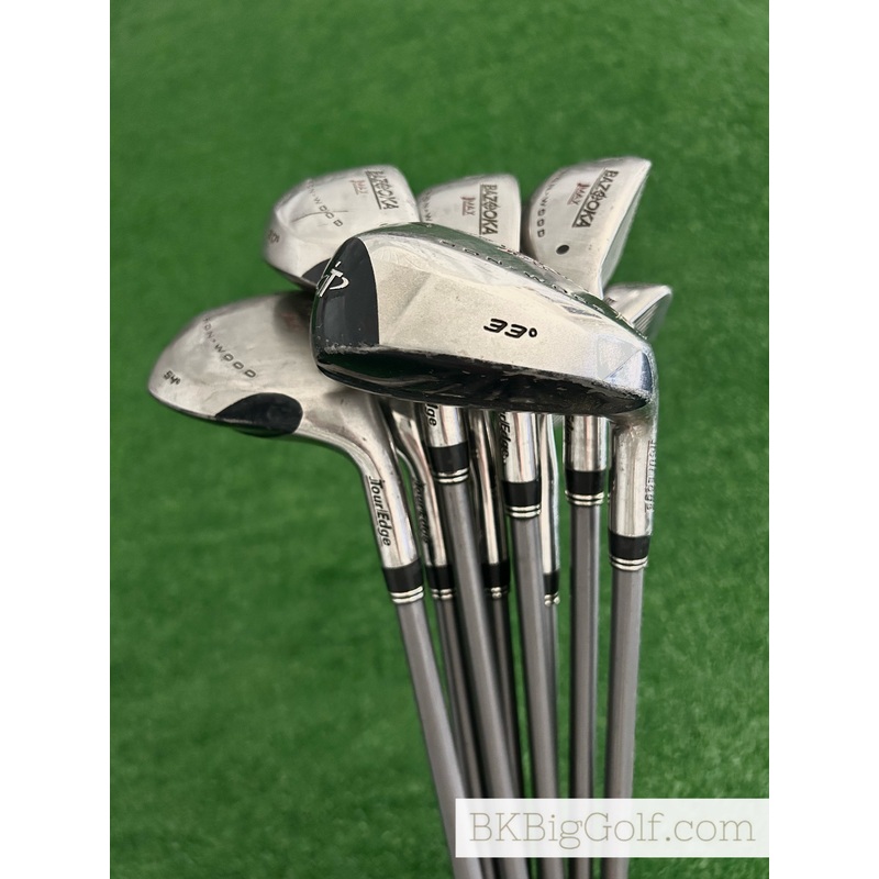 Tour Edge Bazooka JMax Hybrid Iron Set 4-S / JMax Reactive 77g Stiff Graphite +1
