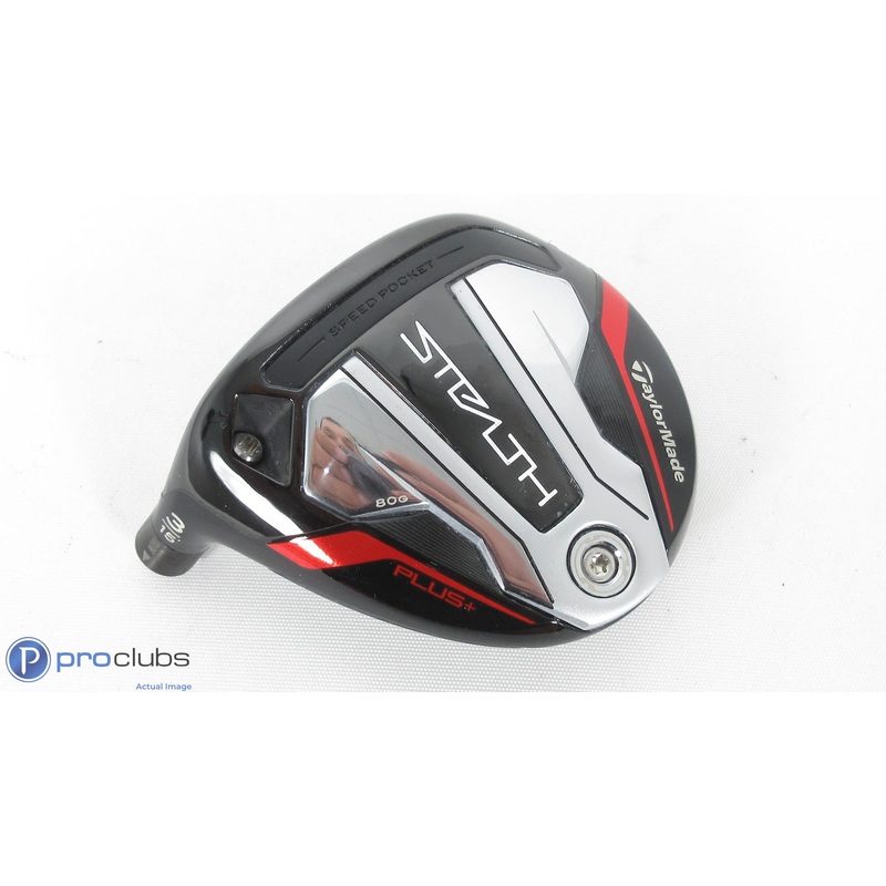 Nice! Left Handed TaylorMade Stealth Plus+ 15* – 3 Wood – Head Only – L/H 364166