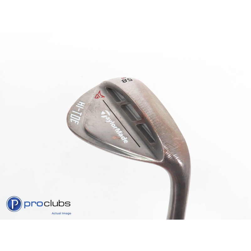 Nice TaylorMade 21′ HI-TOE 58*(10*) Wedge – KBS Hi-Rev2.0 115 Stiff Flex 330362