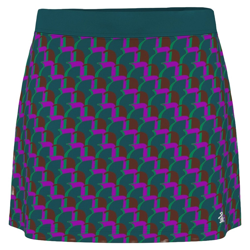 Original Penguin Printed 16″ Golf Skort Chesapeake Bay – FA24 Women