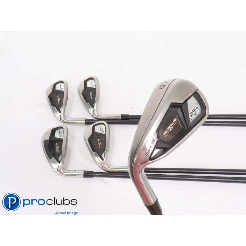 Left Handed Callaway ROGUE ST MAX OS 6-PW IRON SET KBS Regular Flex Graph 445903