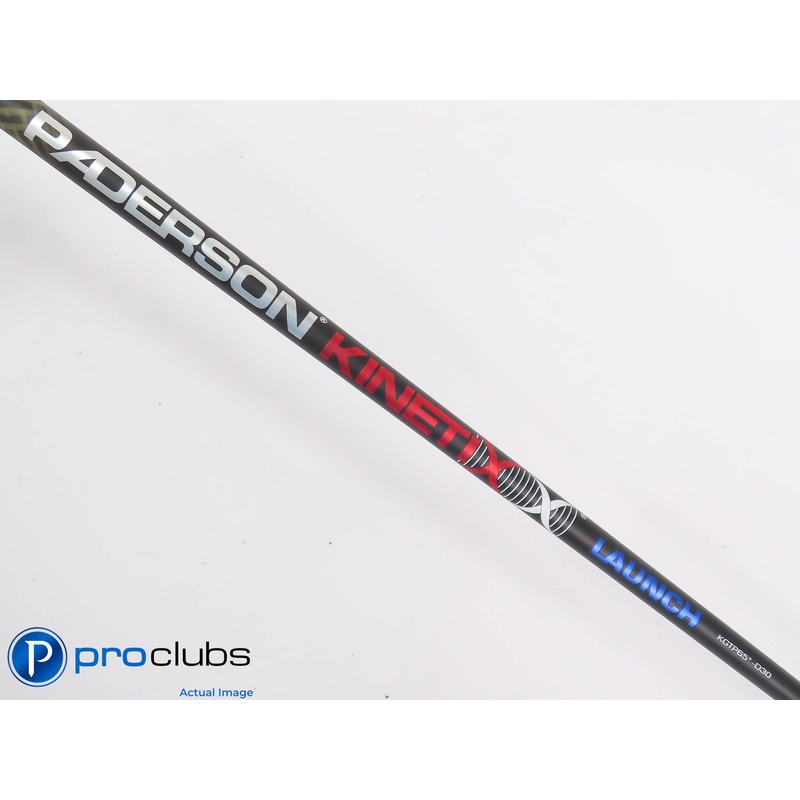 PADERSON KINETIXX LAUNCH KGTP65+ D30 Stiff Flex DRIVER SHAFT Ping Tip 441169