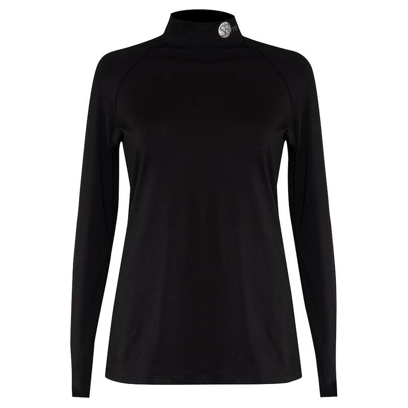 SParms Sun Protect+ Winter Full Body Warm High Neck Golf Mock Black – FW20 Women