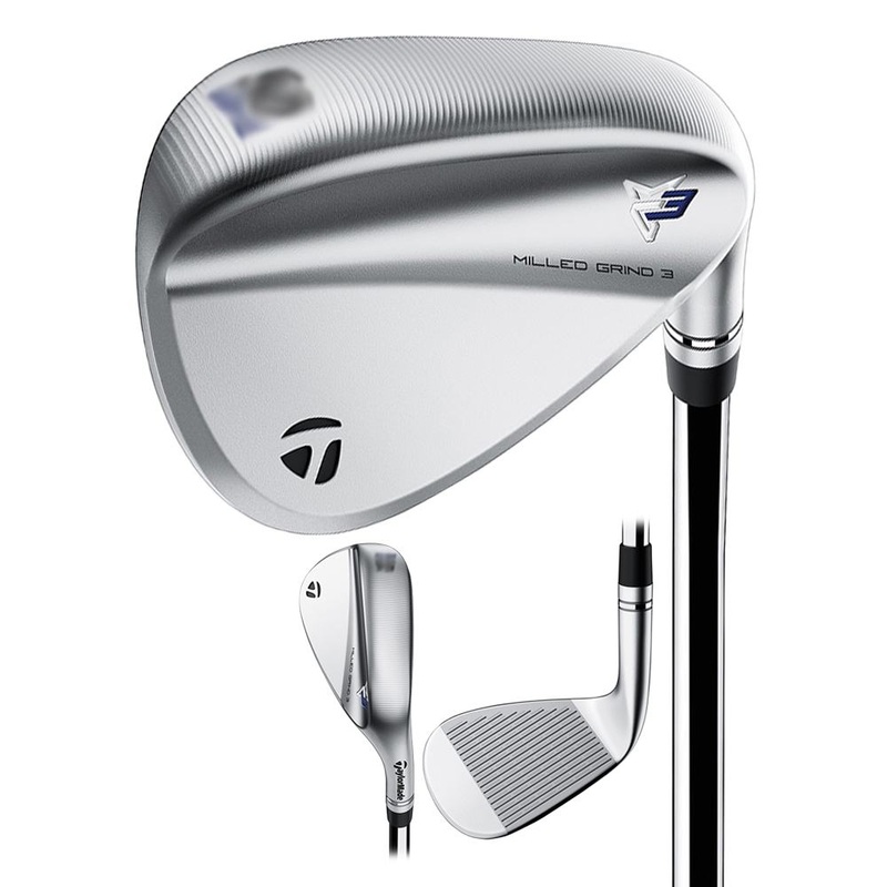 TaylorMade Milled Grind 3 Chrome Wedge – 21 Men