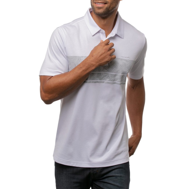TravisMathew VIP Access Only Golf Polo White – SS21 Men