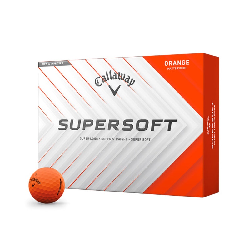 Callaway Supersoft Golf Balls – Matte Orange