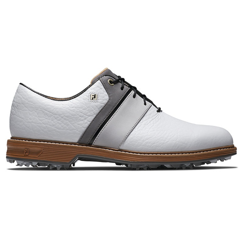 FootJoy Premiere Series Packard LX Golf Shoes – White/Grey/Black