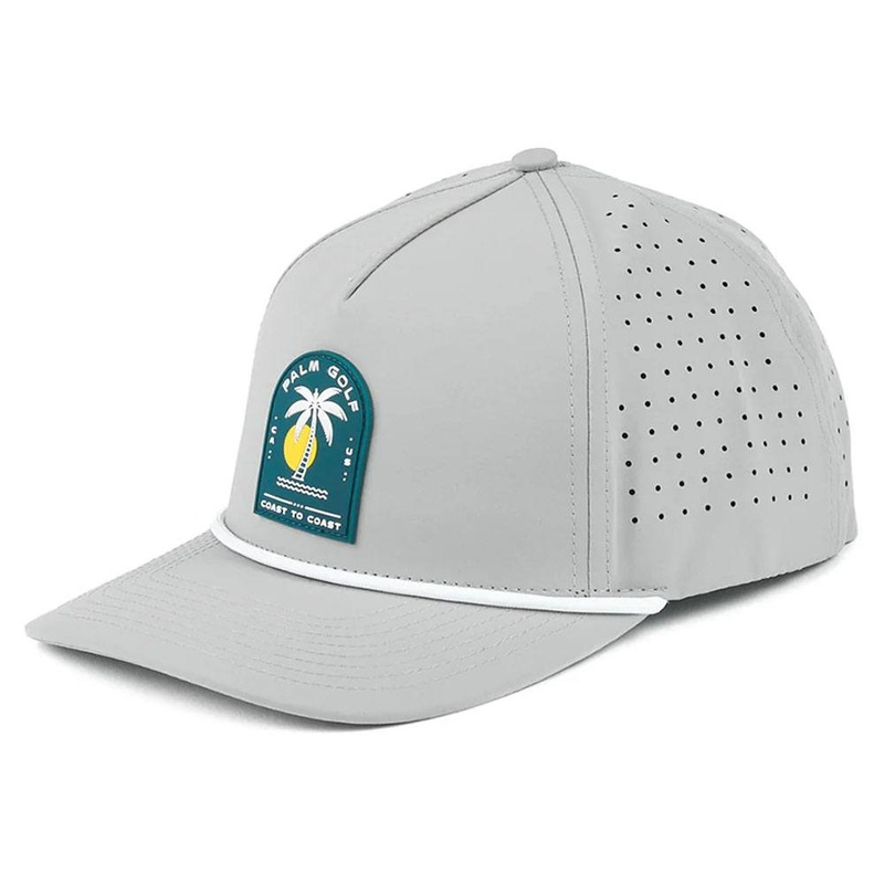 Palm Golf Coast to Coast Snapback Golf Cap Gray – SS24 Men