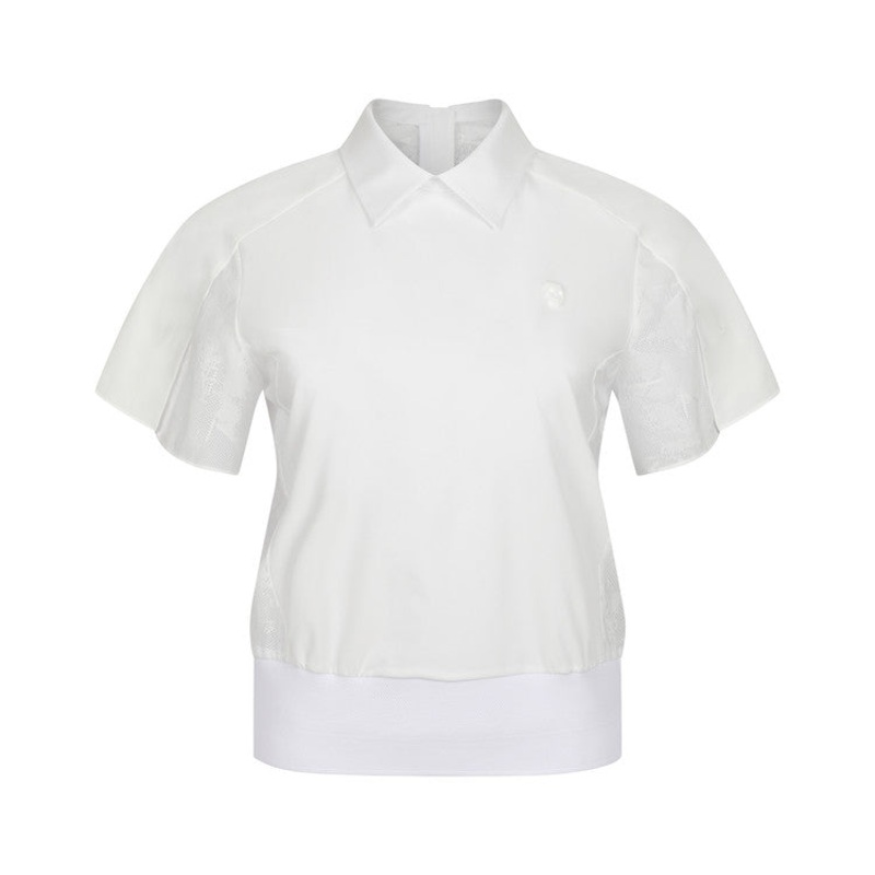 AMAZINGCRE  [25SS] WOMEN AIR CIRCUIT HIVE TECH MESH T-SHIRT