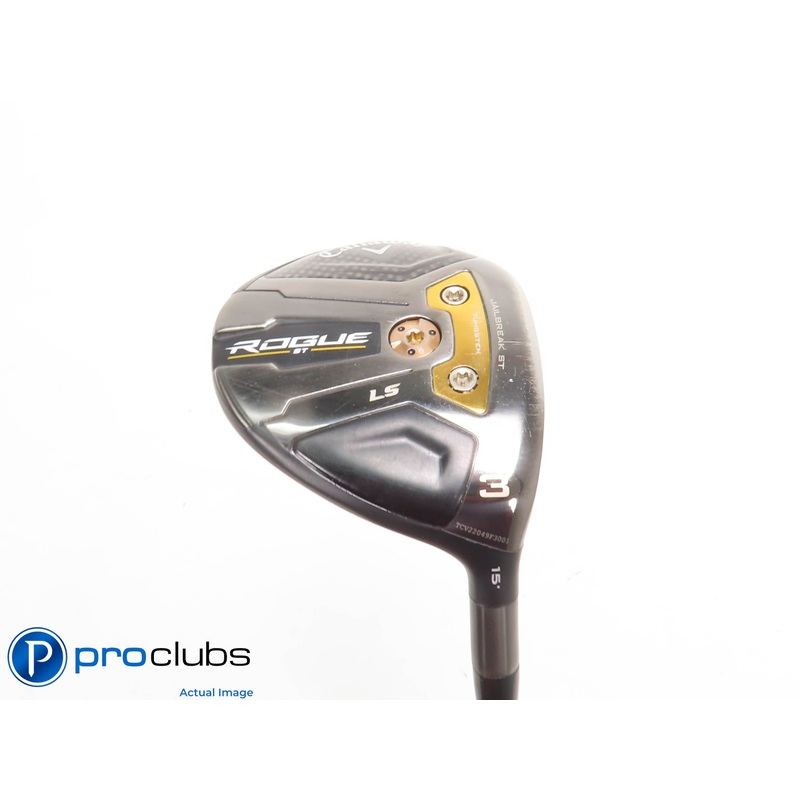 Tour Issue Callaway ROGUE ST LS 15* 3 Wood – Graphite Design UB-7 TX-Flex 423792