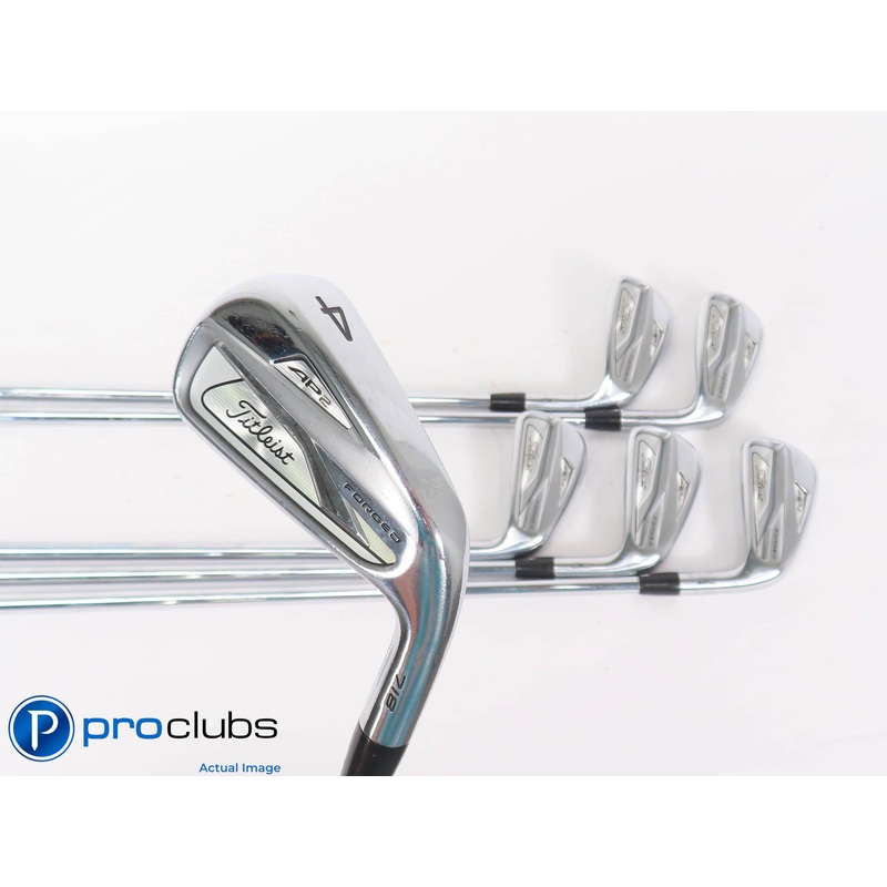 Titleist 718 AP2 Forged 4-9 IRON SET – Project X 6.5 X-Flex Steel +3/4″ 446009