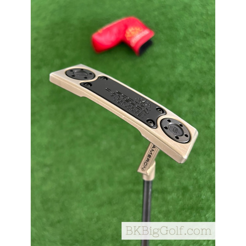 Titleist Scotty Cameron Super Select Newport 2+ Custom Gold 35 Putter w Headcover