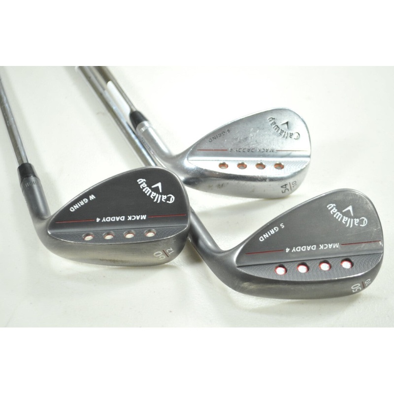 Callaway Mack Daddy 4 Black 50*, 54*, 60* Wedge Set Regular Flex Right  # 193892