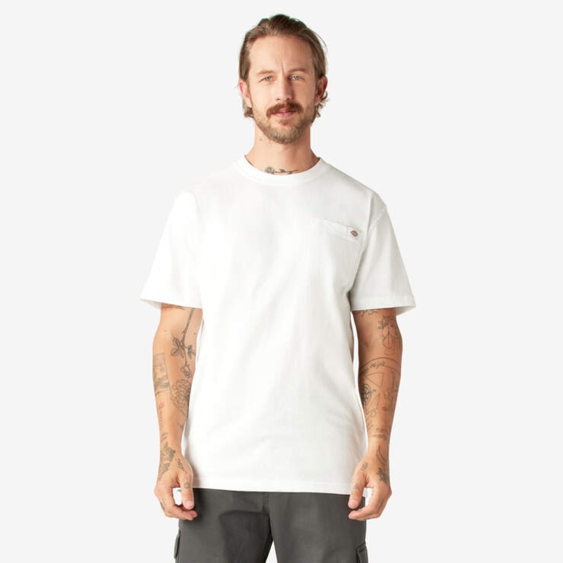 Dickies Men’s Heavyweight Short Sleeve Pocket T-Shirt (2-Pack)