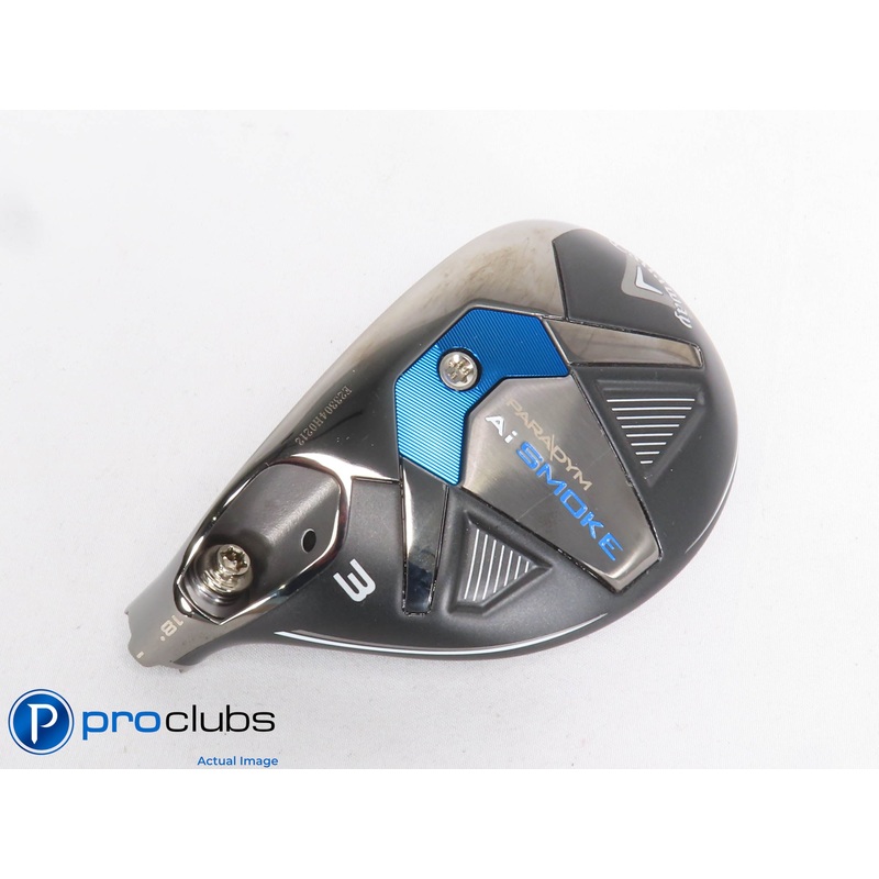 Left Handed Callaway PARADYM Ai Smoke 18* 3 Hybrid – Head Only – L/H – 429131