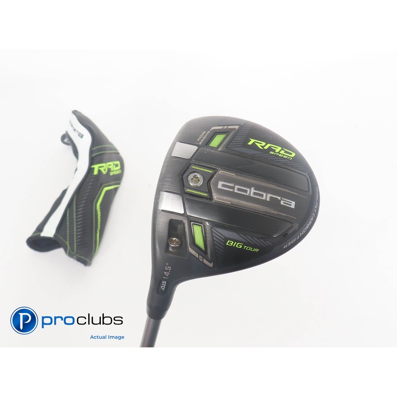 Left Handed Cobra RAD Speed BIG TOUR 14.5* 3 WOOD wHC Diamana Senior Flex 387568