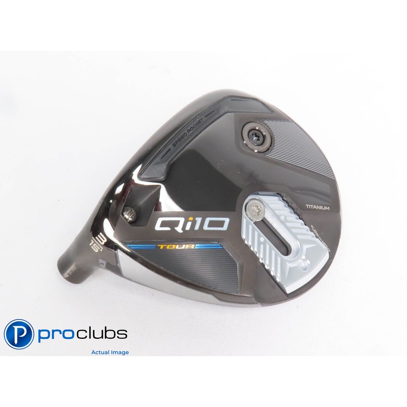 Mint! Left Handed TaylorMade Qi10 Tour 15* 3 Wood – Head Only – 429369