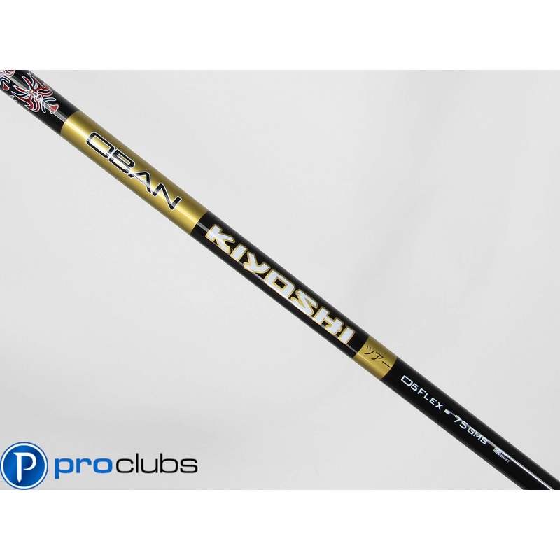 NEW OBAN KIYOSHI BLACK 75 05 X-FLEX DRIVER / WOOD SHAFT #445752