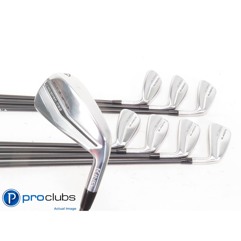 Nice Cobra ’23 KING Forged Tec 4-PW,GW IRON SET – KBS Senior Flex Graphite -1/2″