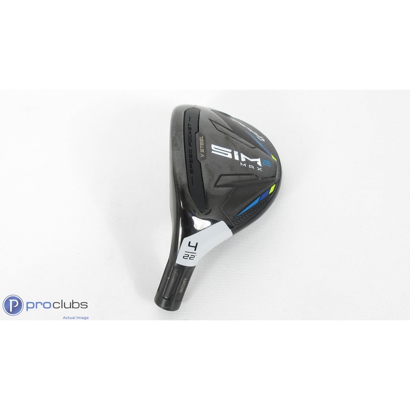 Nice! Left Handed TaylorMade SIM2 MAX 22* 4 Hybrid – Head Only – 339552