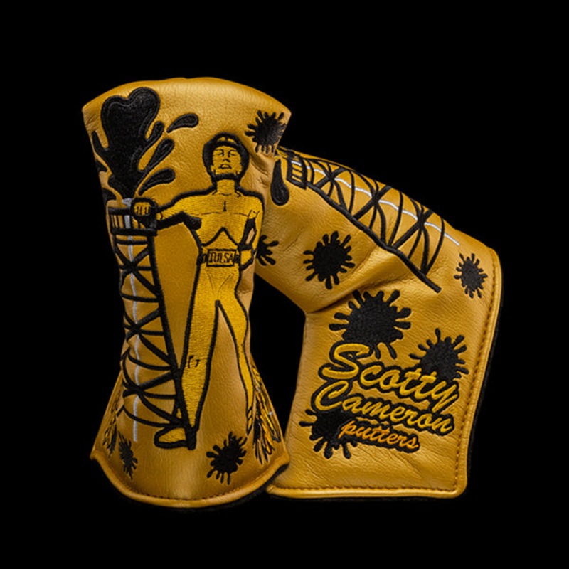 Scotty Cameron 2022 Tulsa Golden Driller Putter Cover