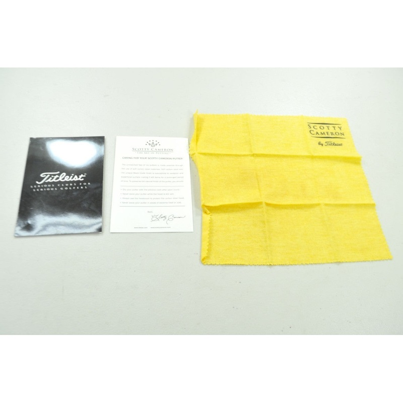Scotty Cameron Putter Cleaner Oil Cloth “The Art of Putting”  # 196983