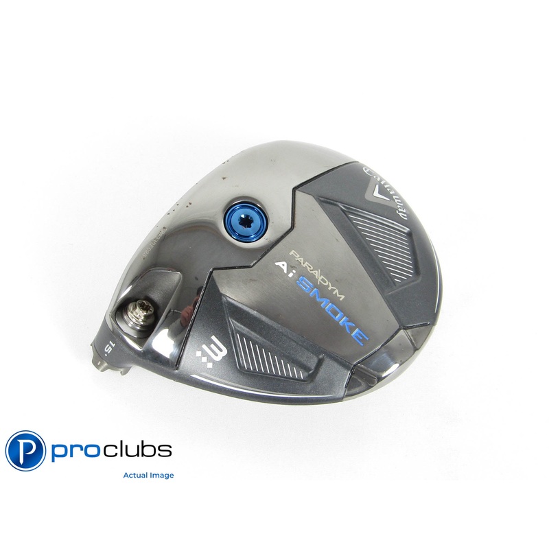 Excellent Left Handed Callaway PARADYM Ai Smoke Triple Diamond 15* 3 Wood 428318