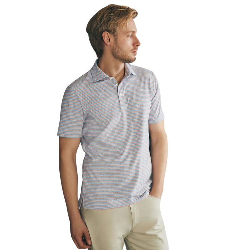 Faherty Men’s Short-Sleeve Movement Polo