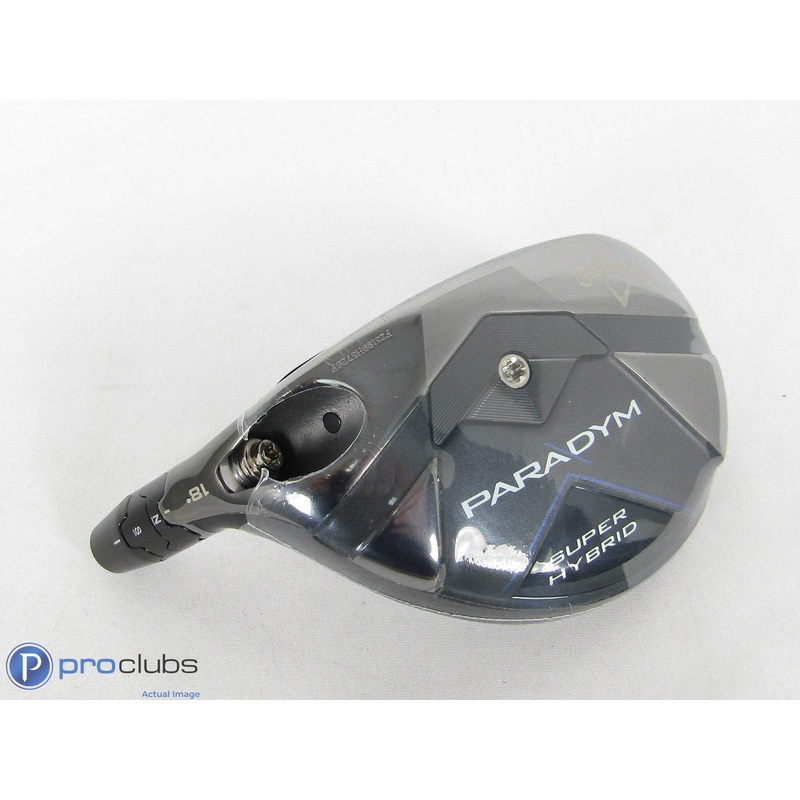 Left Handed! Callaway Paradym Super 18* 3 Hybrid – Head Only w/Adapter – 443977