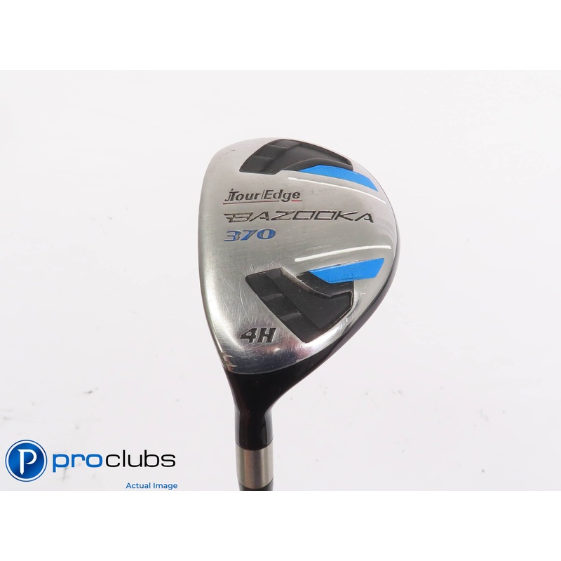 Left Handed Tour Edge Bazooka 370 4 Hybrid – Tour Edge Regular Flex – 433957