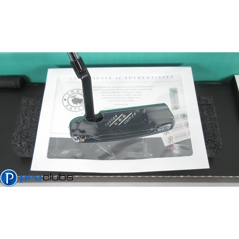 NEW TOULON SMALL BATCH TEXAS LIMITED EDITION PUTTER w/ BOX, COA!!! 394709