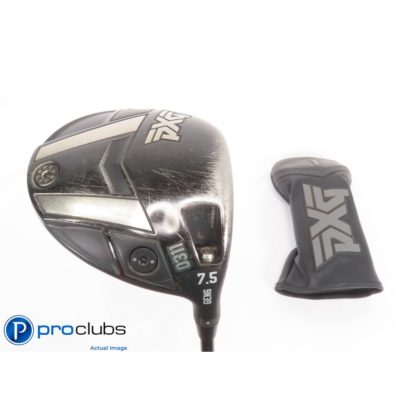 PXG 0311 Gen6 7.5* Driver w/Cover – Mitsubishi Diamana 60g Stiff Flex – 436313