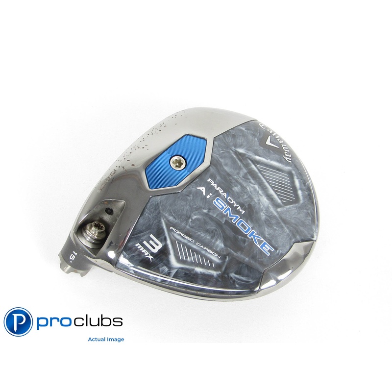 Excellent! Left Handed Callaway PARADYM Ai Smoke MAX 15* 3 Wood – Head – 428317