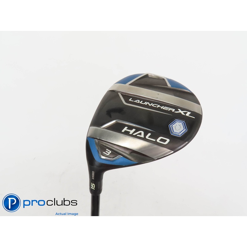Ladies Left Handed Cleveland Launcher XL Halo 15* 3 Wood -Accra FX Ladies 401606