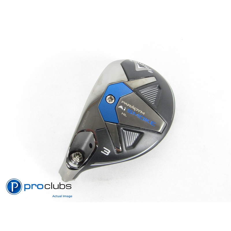 Mint! Left-Handed Callaway Paradym Ai Smoke HL 18* 3 Hybrid – Head Only – 430572
