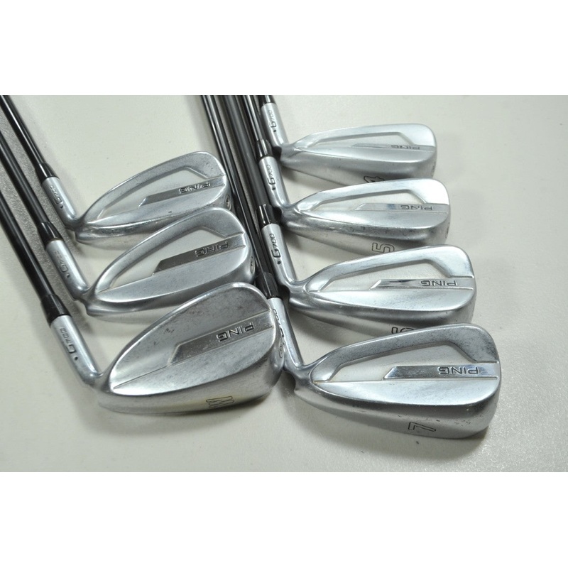 Ping G700 4-W Iron Set Regular Flex Black Dot Right Alta CB Graphite # 199558