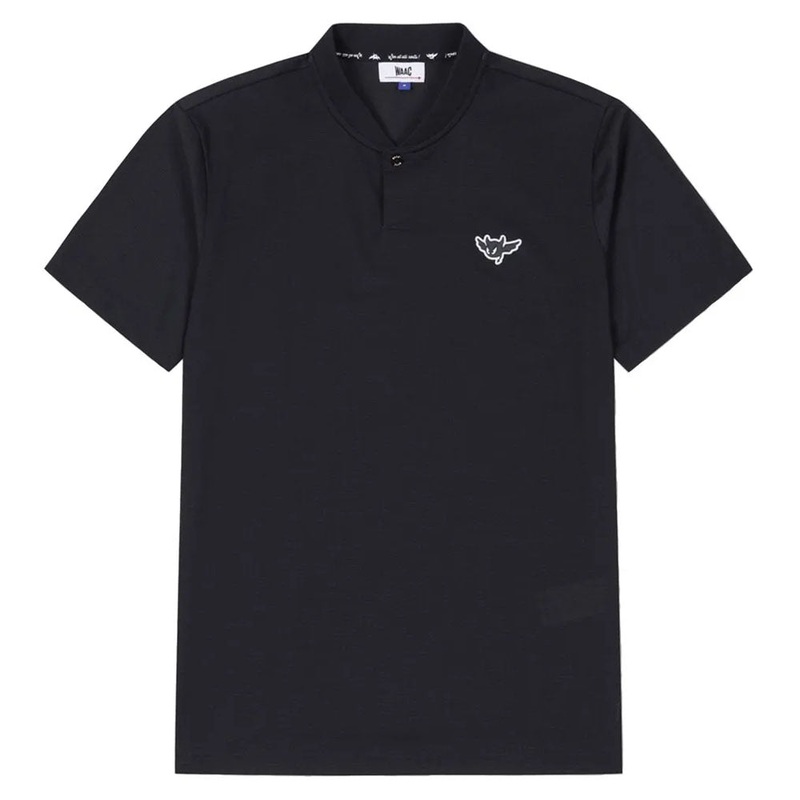 WAAC Athletic Smart Mesh Blade Golf Polo Black – 24 Men
